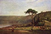 George Inness Lake Albano Sweden oil painting artist